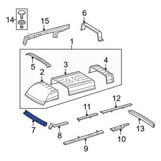 Dodge OE - Front Roof Header Panel