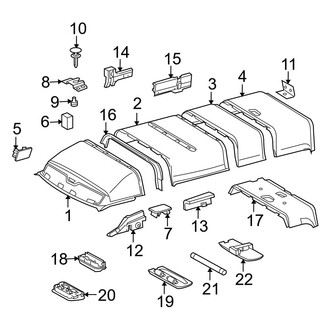 Dodge OE - Roof - Interior Trim (With High Roof), (118.0" Wheelbase)