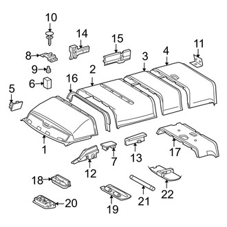 Dodge OE - Roof - Interior Trim (With High Roof), (158.0" Wheelbase)