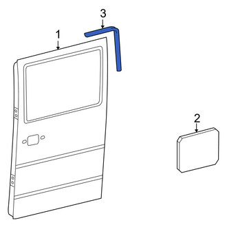 Dodge OE - Inner Door Seal