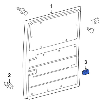 Dodge OE - Front Door Window Switch Bezel
