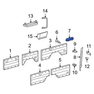Dodge OE - Left Quarter Panel Vent