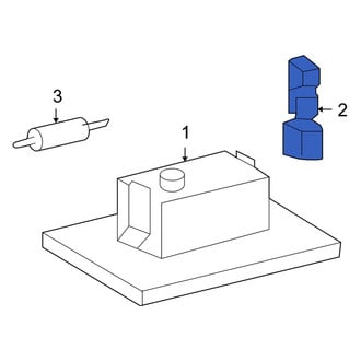 Dodge OE - License Plate Light Assembly Connector
