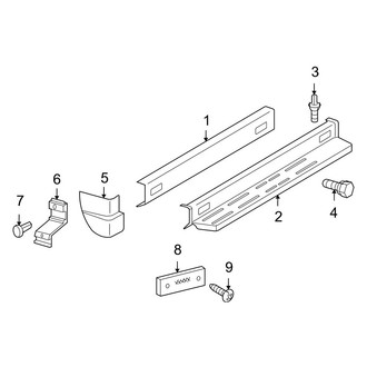 Dodge OE - Rear Bumper - Bumper & Components (Standard Cargo Van / Standard Passenger Van)
