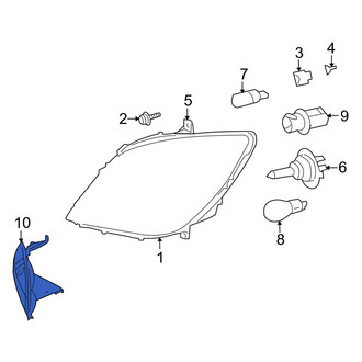 Dodge OE - Left Headlight Bracket