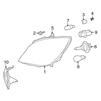 Dodge OE - Headlight Fastener Clip