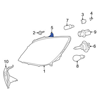 Dodge OE - Right Headlight Bracket