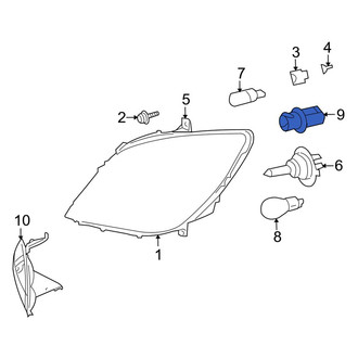 Dodge OE - Front Headlight Socket