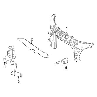 Dodge OE - Radiator Support (Extended Cargo Van / Standard Cargo Van / Standard Passenger Van)