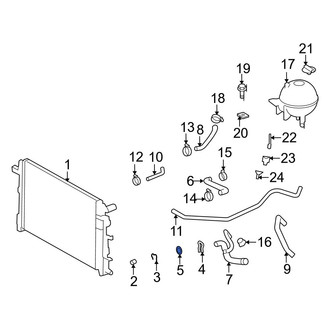 Dodge OE - Radiator Coolant Hose Seal