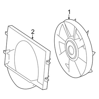 Dodge OE - Cooling Fan (Extended Cargo Van / Standard Cargo Van / Standard Passenger Van 3.0L)