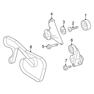 Dodge OE - Cooling - Belts & Pulleys (Extended Cargo Van / Standard Cargo Van / Standard Passenger Van)