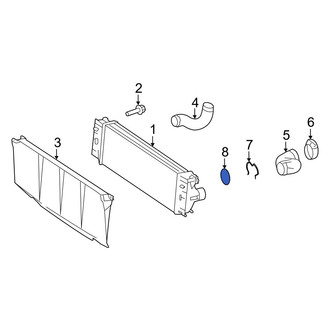 Dodge OE - Intercooler Tube Seal