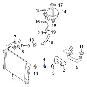 Dodge OE - Radiator Coolant Hose Seal