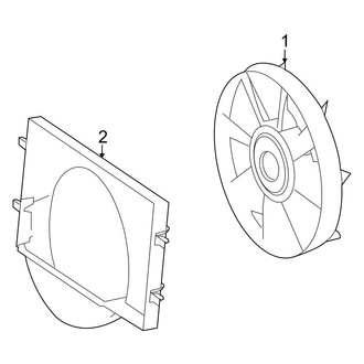 Dodge OE - Cooling Fan (Extended Cargo Van / Standard Cargo Van / Standard Passenger Van 3.5L)