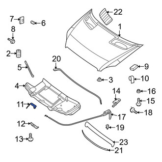 Dodge OE - Front Upper Hood Latch