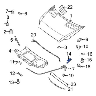Dodge OE - Front Right Hood Hinge