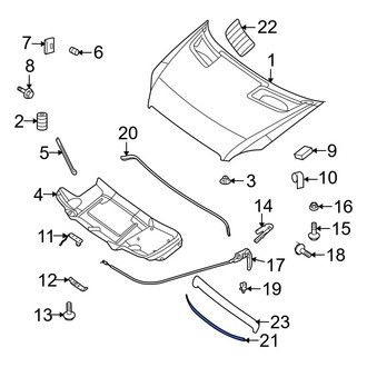 Dodge OE - Front Lower Hood Seal