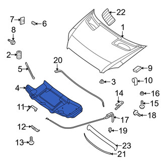 Dodge OE - Front Hood Insulation Pad