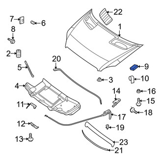 Dodge OE - Front Upper Hood Seal