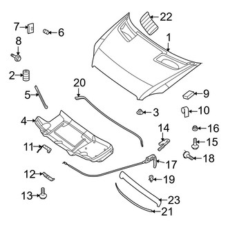 Dodge OE - Hood & Components (Extended Cargo Van / Standard Cargo Van / Standard Passenger Van)