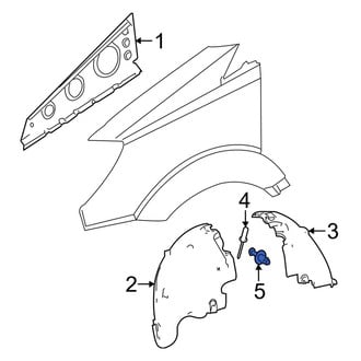 Dodge OE - Fender Liner Retainer