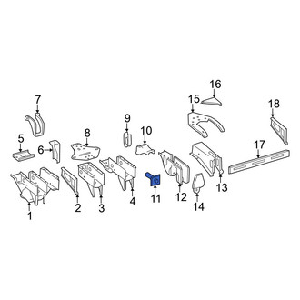Dodge OE - Center Chassis Frame Reinforcement