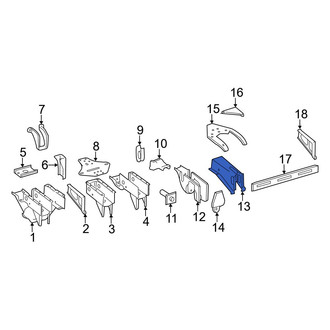 Dodge OE - Rear Frame Rail Bracket
