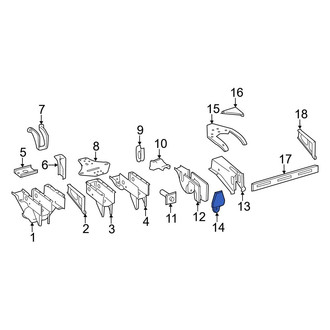 Dodge OE - Rear Frame Rail Bracket