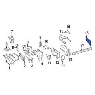 Dodge OE - Rear Chassis Frame Reinforcement