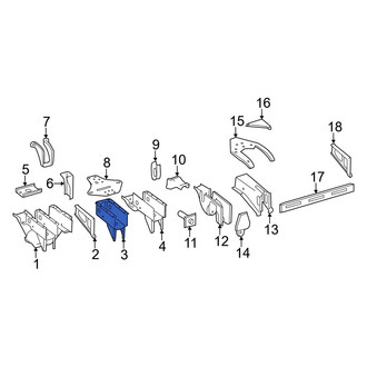Dodge OE - Center Frame Rail Bracket