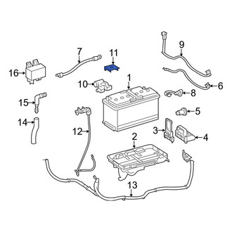 Dodge OE - Front Battery Terminal Cover