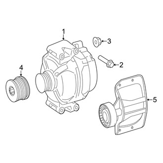 Dodge OE - Electrical - Alternator (Extended Cargo Van / Standard Cargo Van / Standard Passenger Van)