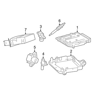Dodge OE - Electrical - Ignition System (Extended Cargo Van / Standard Cargo Van / Standard Passenger Van 3.0L)