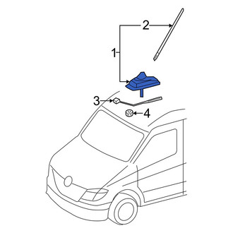 Dodge OE - Radio Antenna Base