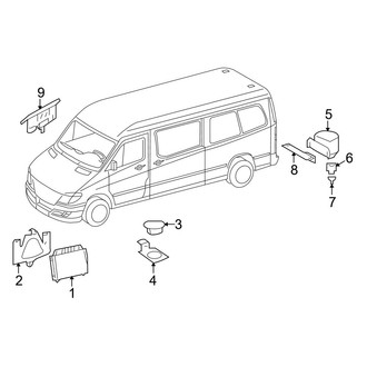 Dodge OE - Electrical Components (Park Assist), (Extended Cargo Van / Standard Cargo Van / Standard Passenger Van)