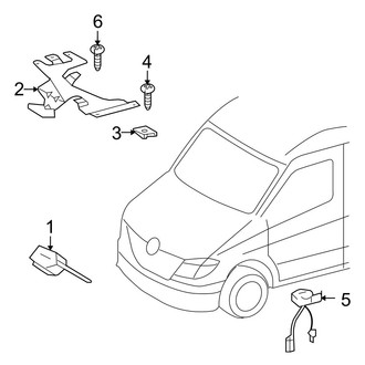 Dodge OE - Electrical - Communication System Components (Extended Cargo Van / Standard Cargo Van / Standard Passenger Van)