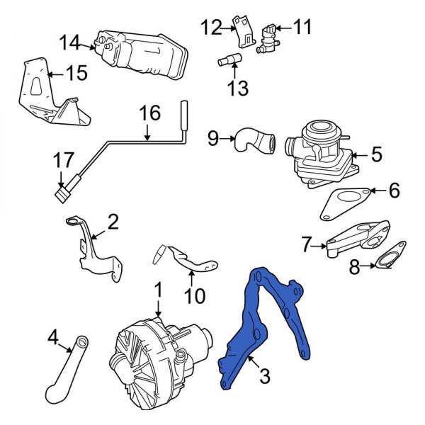 Secondary Air Injection Pump Bracket