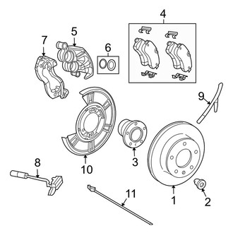 Dodge OE - Front Suspension - Brake Components