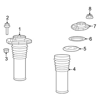 Dodge OE - Front Suspension - Struts & Components (Extended Cargo Van / Standard Cargo Van / Standard Passenger Van)