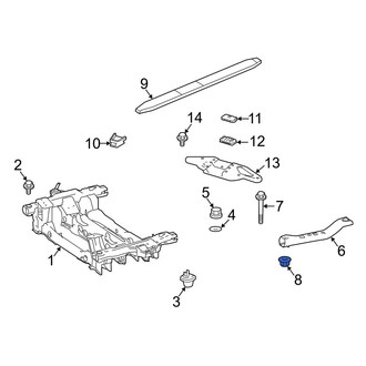 Dodge OE - Rear Upper Suspension Shock Absorber Nut