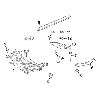 Dodge OE - Front Suspension - Suspension Mounting (Extended Cargo Van / Standard Cargo Van / Standard Passenger Van)