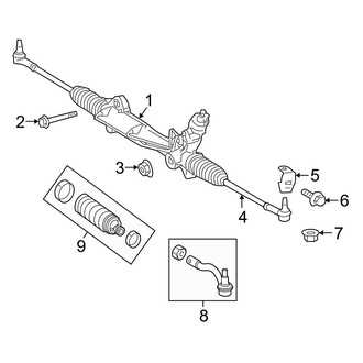 Dodge OE - Steering Gear & Linkage (Extended Cargo Van / Standard Cargo Van / Standard Passenger Van)