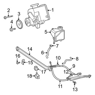 Dodge OE - Steering Gear & Linkage - Pump & Hoses (Extended Cargo Van / Standard Cargo Van / Standard Passenger Van 3.0L)