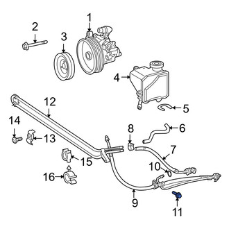 Dodge OE - Power Steering Pressure Line Bolt