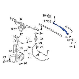 Dodge OE - Left Wiper Arm