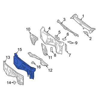 Dodge OE - Cowl Insulator