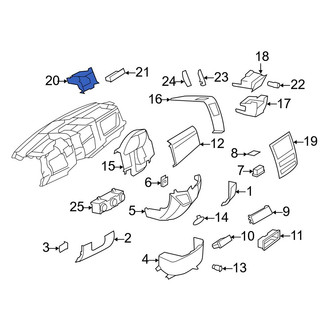 Dodge OE - Radio Bracket