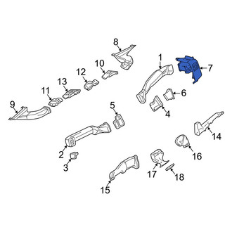Dodge OE - Front Right Outer Dashboard Air Vent