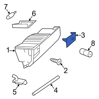 Dodge OE - Front Glove Box Latch